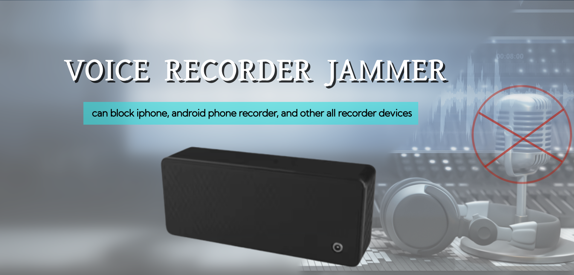 Voice recorder jammer