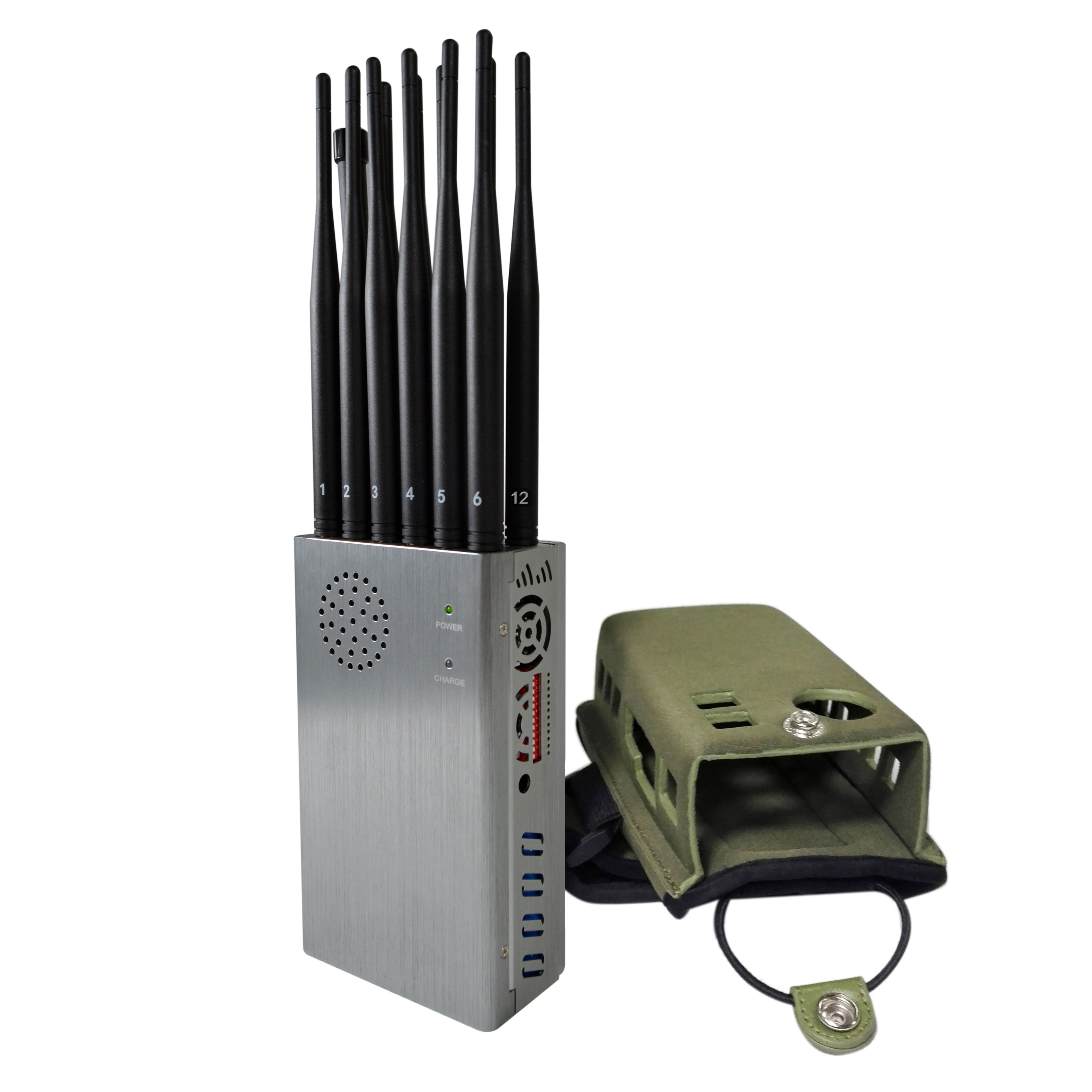 12 antennas handheld signal jammer/factory supply