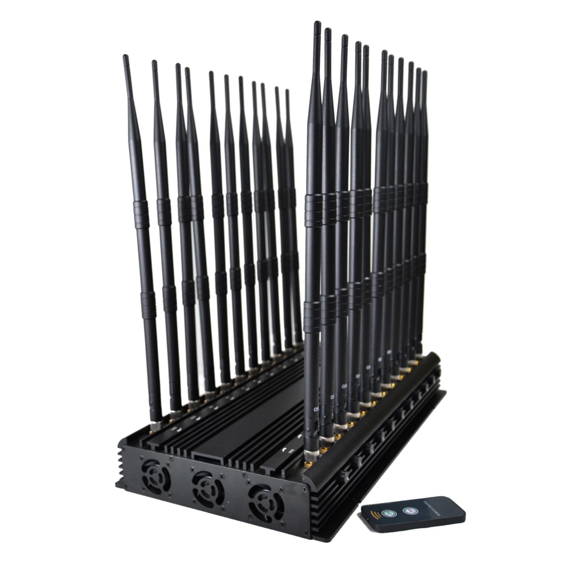 22-Band Desktop GSM Wi-Fi 3G 4G 5g Cellular Signal Blocker Signal Jammer High Power