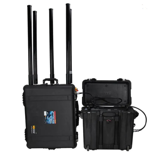 Portable Rcied Cellphone Pelican Signal Jammer for Milittary/Poliice/Government/Convey with 720W