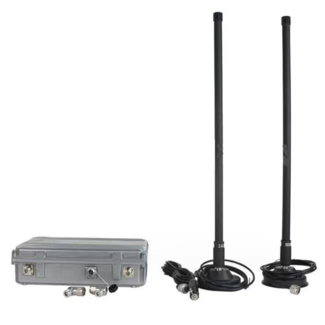 Double Antennas Anti Drone 900 MHz 50W Drone Fpv Defense 830-930mhz Car FPV Defense