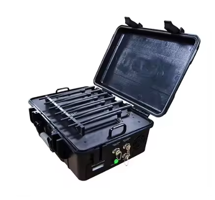 High Power Suitcase Portable 12 Antennas WiFi Lojack GPS GSM 3G 4G 5g Mobile Phone Signal Jammer