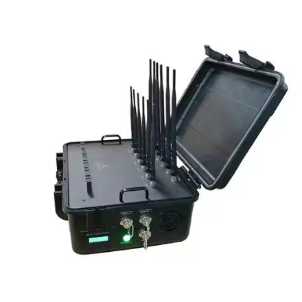 High Power Suitcase Portable 12 Antennas WiFi Lojack GPS GSM 3G 4G 5g Mobile Phone Signal Jammer