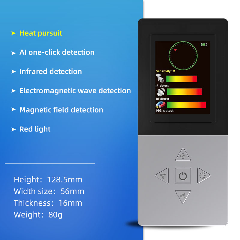 Hot tracking AI Auto Detector Anti-spy Bug Signal Detecting Hidden Camera Detecting for Travel Hotel