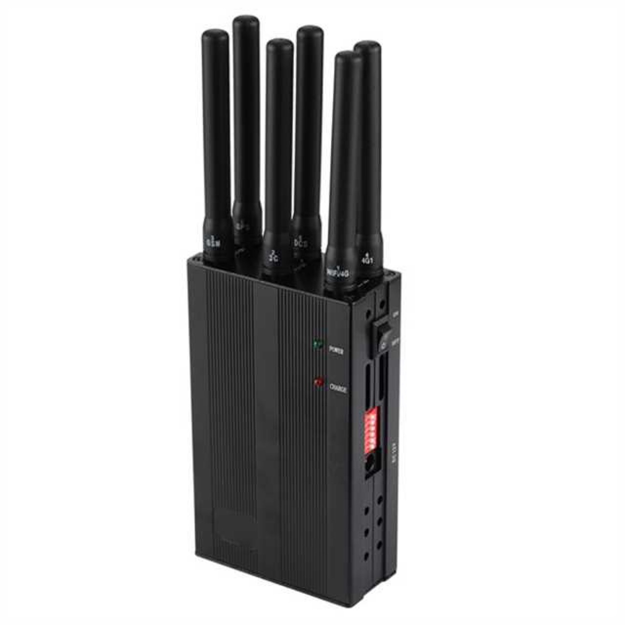 Portable WiFi GPS UHF VHF 6 Channel Phone Signal Jammer